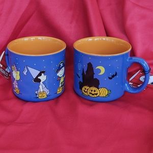 Peanuts mugs lot of two NWT